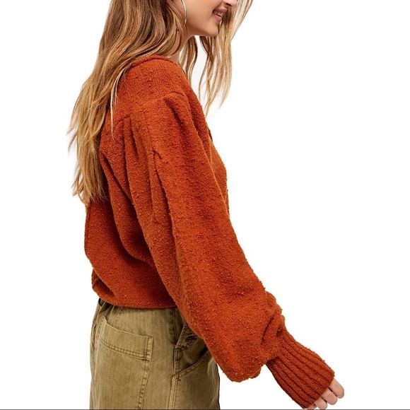 NWT Free People Reverie V-Neck Sweater XS - Picture 3 of 5